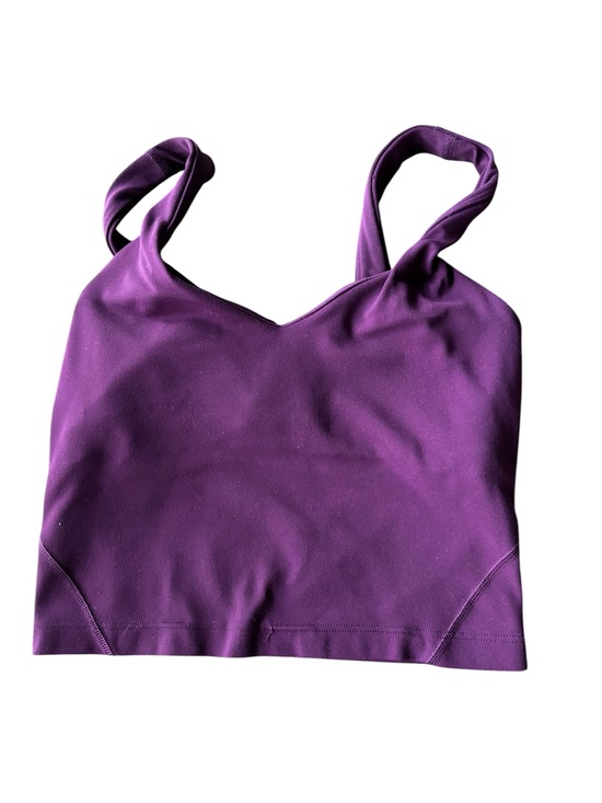 lululemon athletica Other - Girls lululemon athletica Purple Tank Top with built in bra. Women’s size 0.